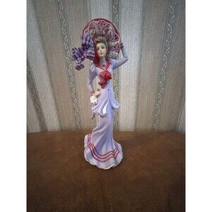 Thomas Kinkade Portraits Of Style Collection-  Strolling The Board Walk Figurine